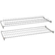 MENSOLA COLAPIATTI ACCIAIO PLAST C/SUPP 86 CM- 6,0 coppie