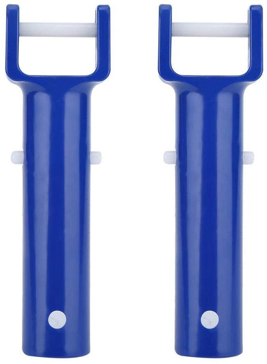 Manubrio per vasca da bagno a V - 2 pezzi - accessorio per vasca da bagno - clip manubrio - materiale ABS di alta qualità - installazione semplice - duraturo - manubrio per vasca da bagno