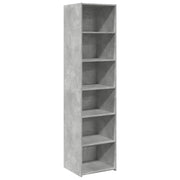 Credenza | Madia | Buffet da pranzo | Armadio da pranzo Grigio Cemento 45x41x185 cm in Legno Multistrato