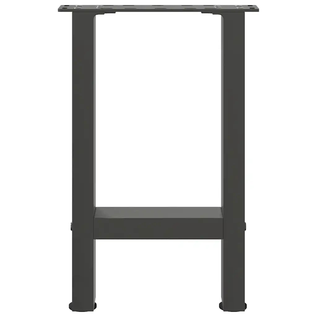 Gambe per Tavolino da Caffè Antracite 2 pz 38x(42-43) cm Acciaio 4013278
