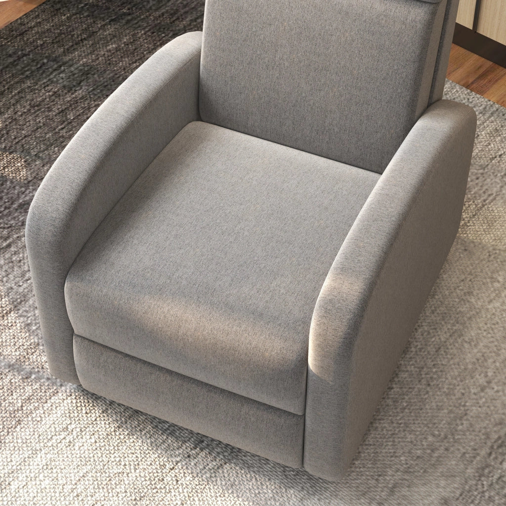 Poltrona reclinabile relax ¨C Minimal ¨C Grigio 64x86x102 cm