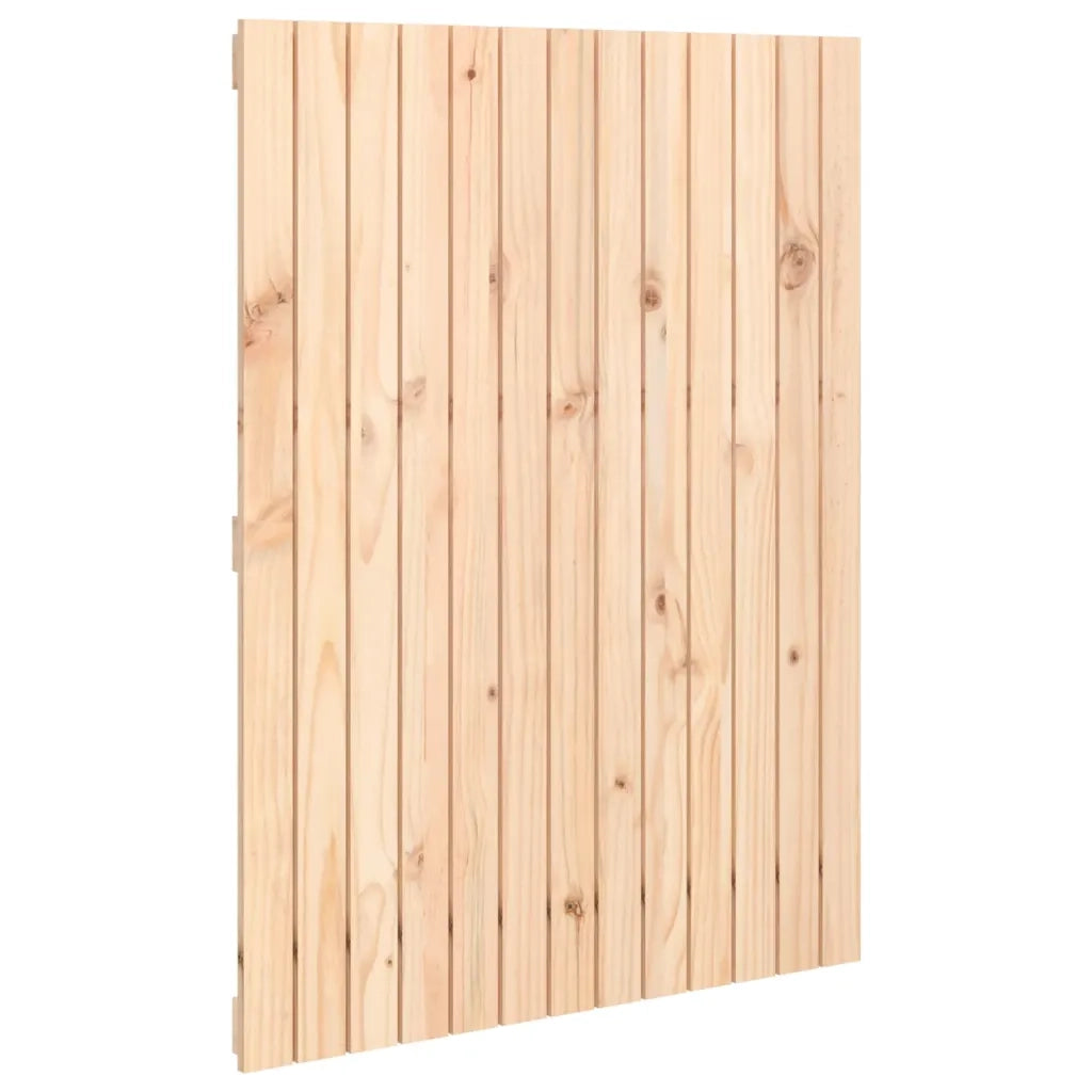 Testiera | Testata da Parete 82,5x3x110 cm in Legno Massello di Pino
