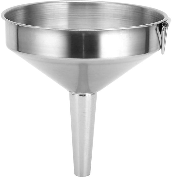 Collettore Olio RVS - Grande Collettore - Collettore Olio - Collettore con Filtro - Collettore Piccolo - Collettore per Spezie - Utensile Cucina