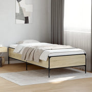 Giroletto Rovere Sonoma 100x200 cm Legno Multistrato e Metallo 844962