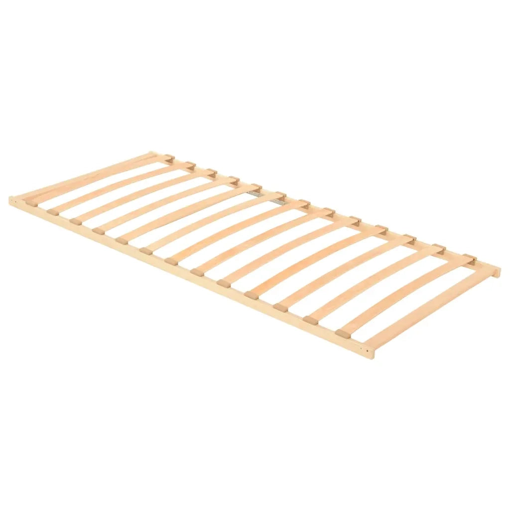 Base a doghe Marrone 90 x 190 cm Legno massello di faggio 42015278