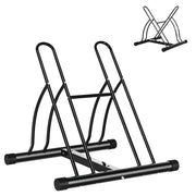 Portabiciclette 2 v¨¦los ¨C zephmum ¨C Nero 54x60x57 cm