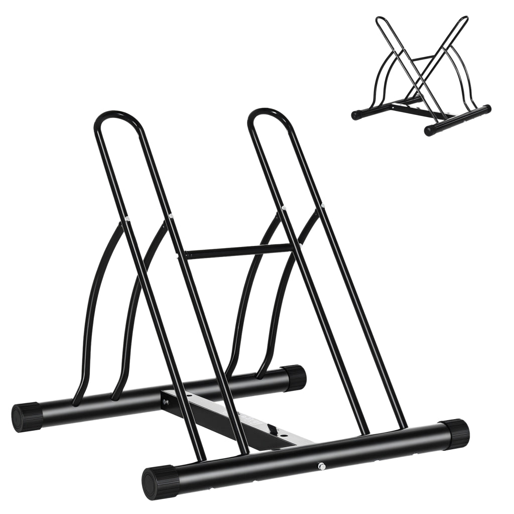 Portabiciclette 2 v¨¦los ¨C zephmum ¨C Nero 54x60x57 cm