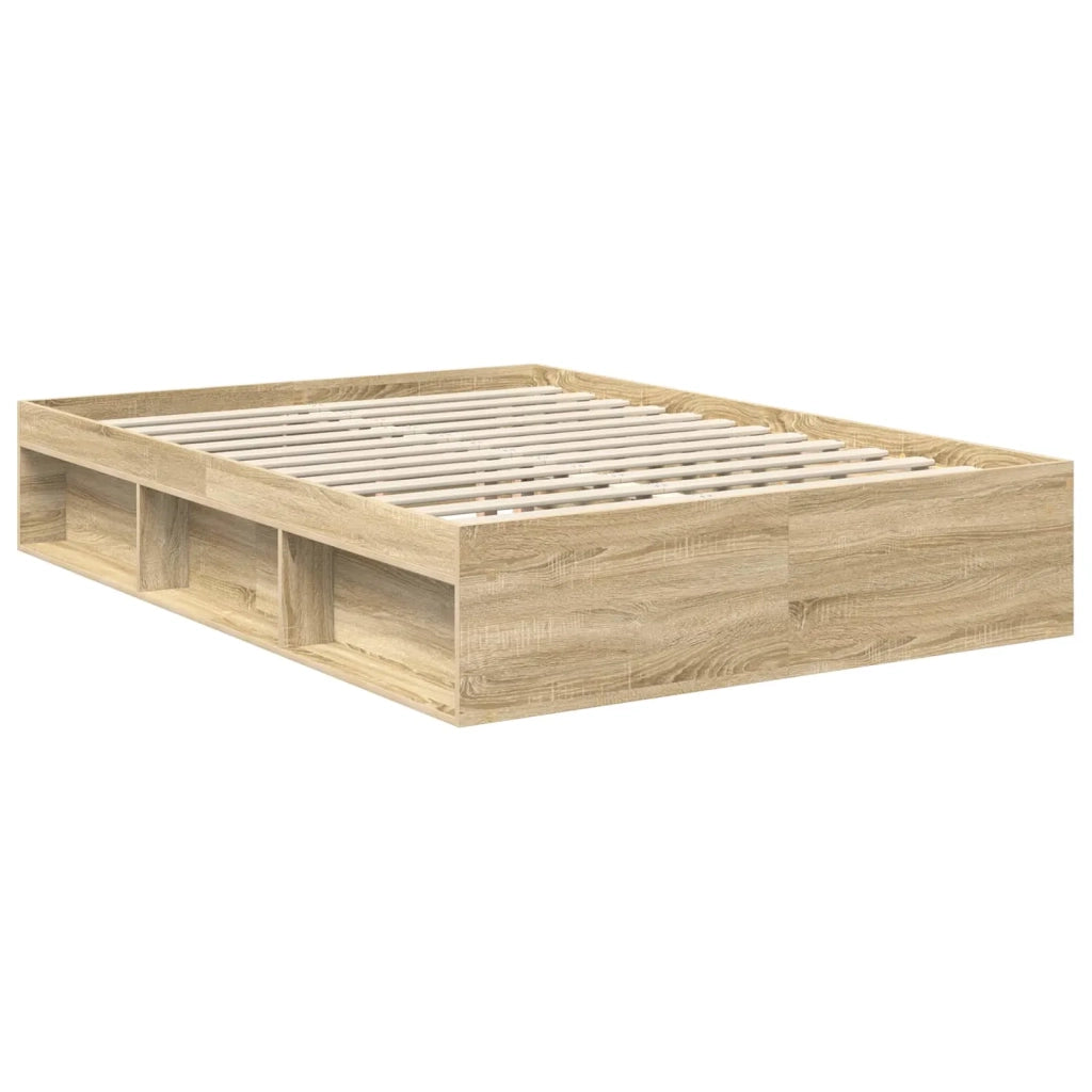 Struttura del letto Sonoma 140 x 200 cm Legno multistrato