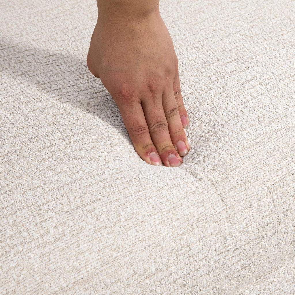 Divano 2 posti ¨C Minimal ¨C Tessuto Beige 134x71x82