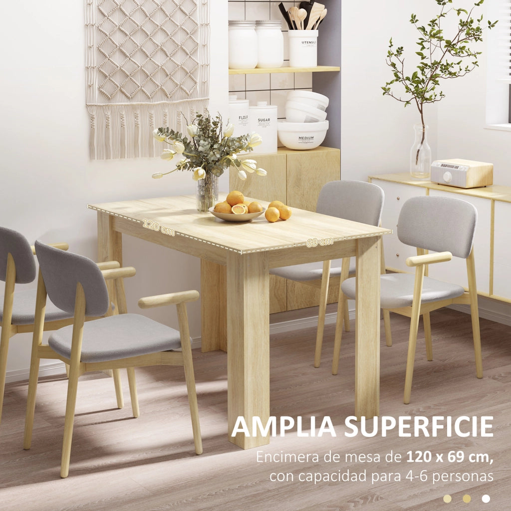 Tavolo da pranzo allungabile ¨C Xylo ¨C legno effetto rovere 120x69x75 cm