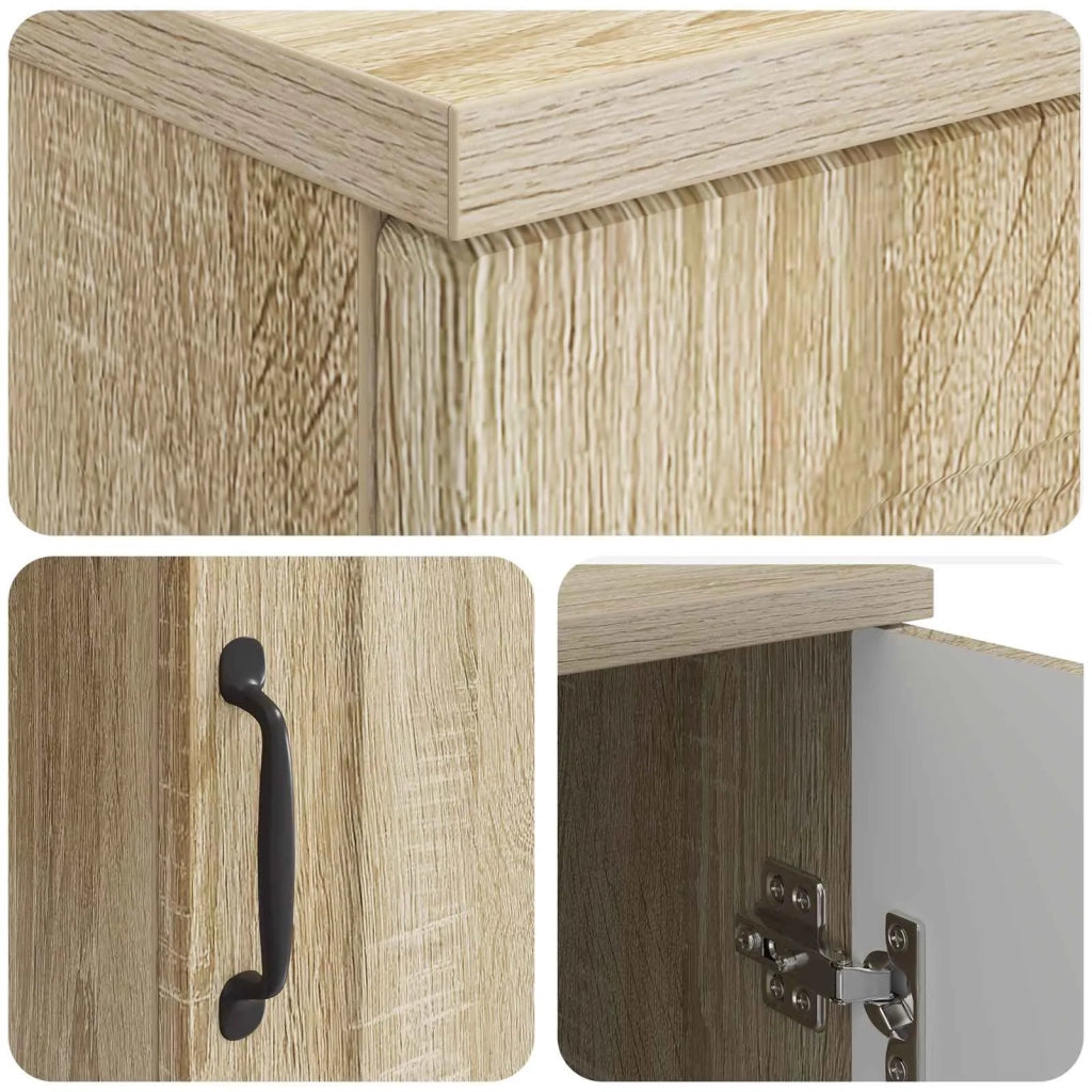 Scrivania | Tavolo da Ufficio Rovere Sonoma 142,5 x 50 x 75 cm Legno ingegnerizzato