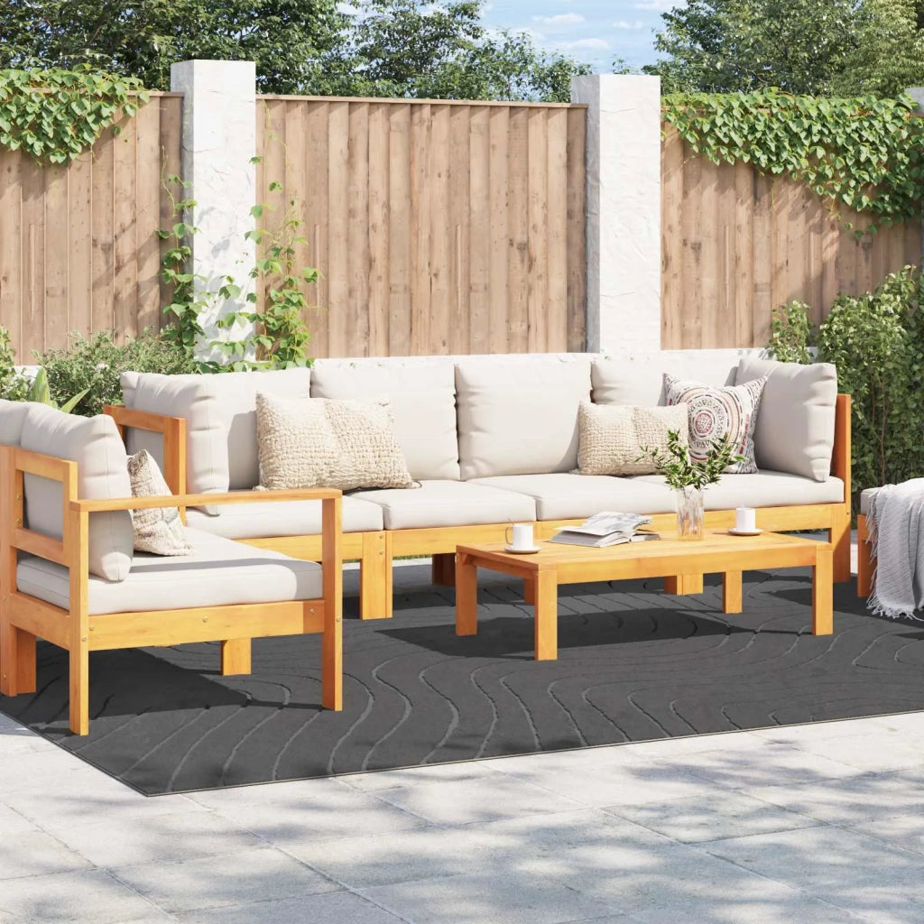 Tappeti per area PALMERAS Antracite 340 x 240 cm Poliestere 42022667