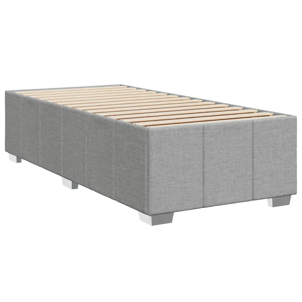 Giroletto senza Materasso Grigio Chiaro 90x190 cm Tessuto 3284797