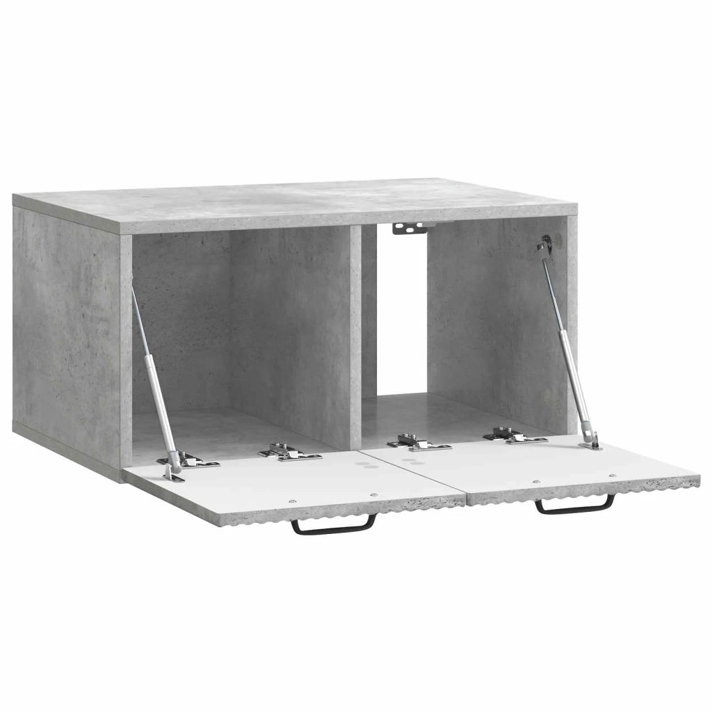 Mobile Porta TV da Muro Grigio Cemento 59,5 x 41 x 30 cm 899018