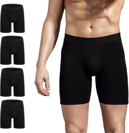 Boxershorts in Coton per Uomo - Comfortevole - 3/4 Pezzi - Respirante - Ideali per l'Uso Giornaliero - Adatti per Uomo - Varie Colorazioni
