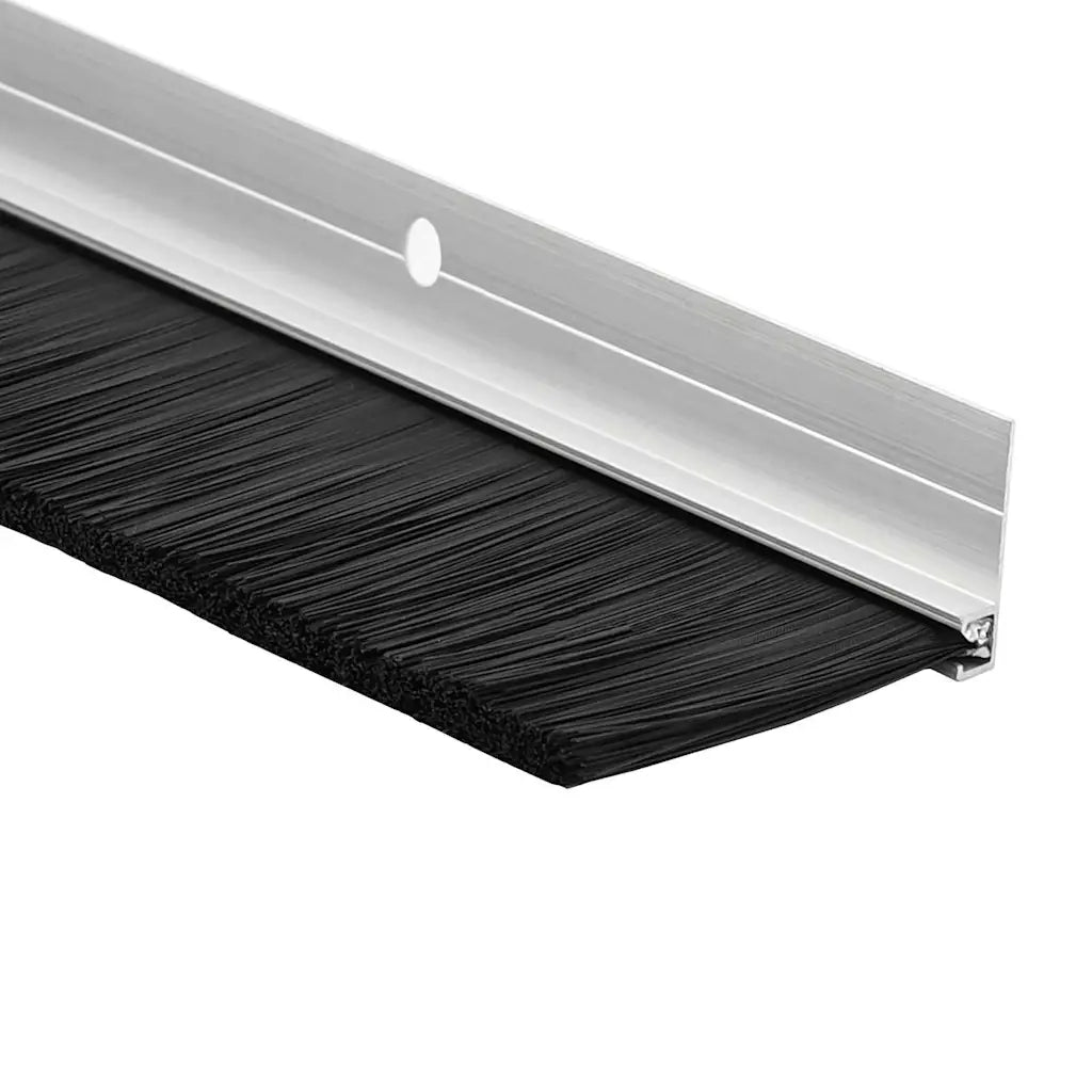 Spazzole per porte a vite 6 pcs Argento 100 cm 42019502