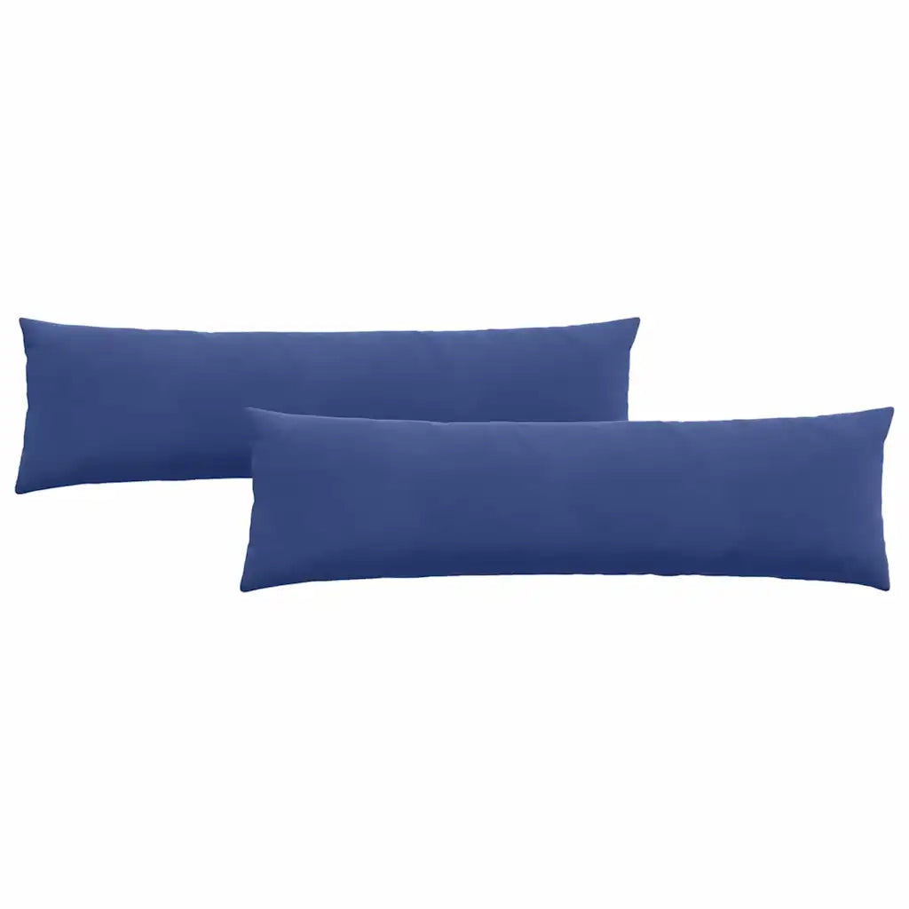 Cuscini da Divano 2 pz-Set di 2 Cuscini per Sofa Blu Polizia 145 x 40 cm