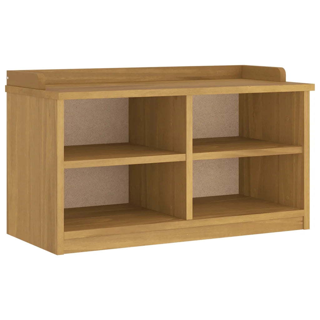 Panca da Corridoio SANDNES 87x40x50 cm Legno Massello di Pino 4010458