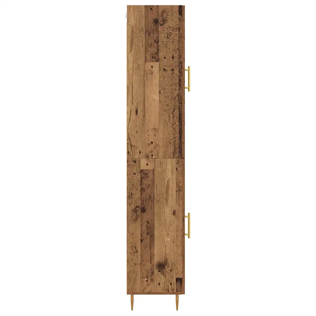 Credenza 2 pcs Legno vecchio Legno multistrato 3415674