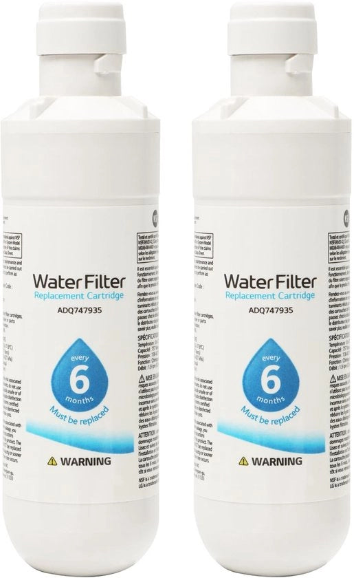Filtro dell'acqua per frigorifero 2 pezzi - Filtro di ricambio universale - Compatibile con Kenmore 9980 - Filtra fino a 300 litri - Facile da sostituire - Riduce metalli pesanti - Filtro dell'acqua