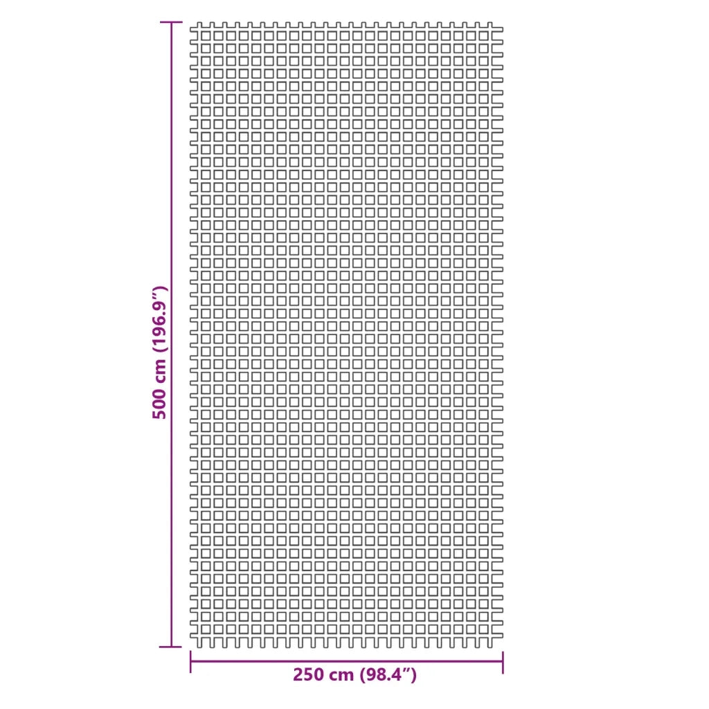Tappeto da Tenda Blu 5x2,5 m 4008461