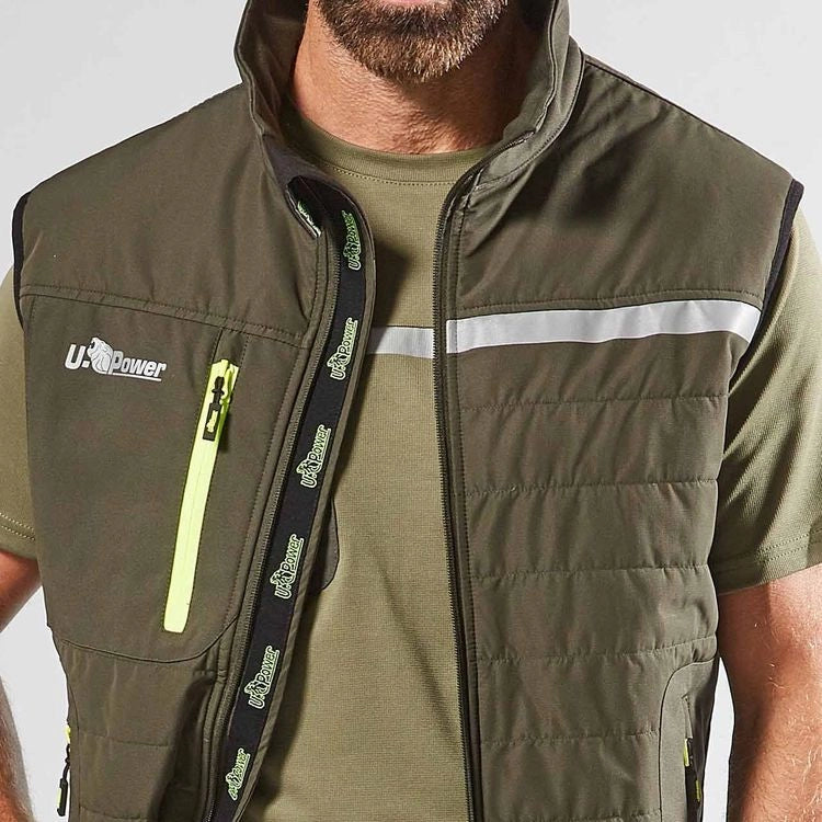 Gilet Upower Wall Taglia l Dark Green