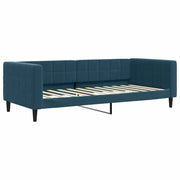 Letto singolo | Letto per adulti | Letto da Giorno Blu 90x200 cm in Velluto