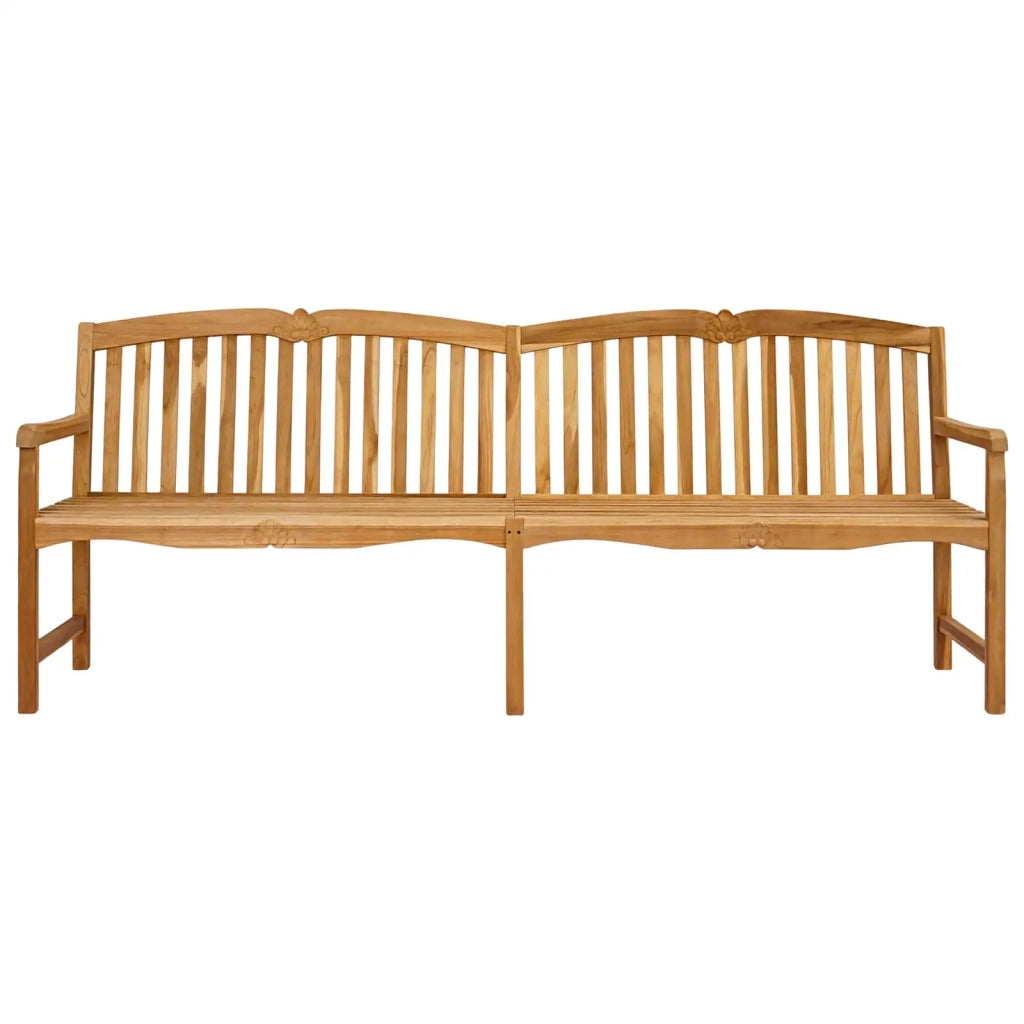 Panchina in legno intagliata a mano Naturale 228 x 61 x 94,5 cm 42030023