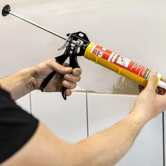 Pistool per silicone con serbatoio da 700 ml - maniglia ergonomico - rapporto di trasmissione di forza 25:1 - 12:1 - pistool di silicone leggero A2050-190700