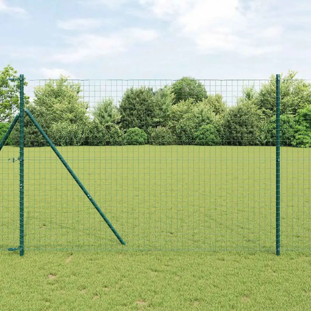 Palo della recinzione 26 pcs Verde 3,2 x 3,2 x 210 cm