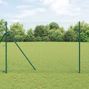 Palo della recinzione 26 pcs Verde 3,2 x 3,2 x 210 cm