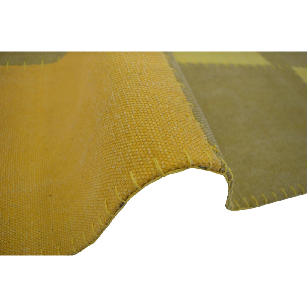 Tappeto Vintage Lyrical 110 in Cotone Patchwork Blu