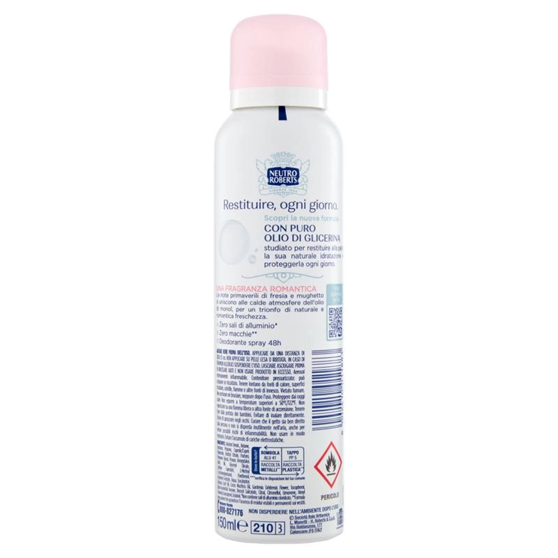 NEUTRO ROBERTS DEODORANTE SPRAY 150ML FRESCO ROSA