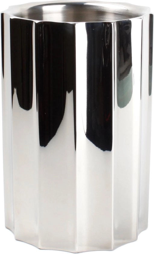 Wine cooler a doppia parete in acciaio inossidabile a onde 13xH19cm