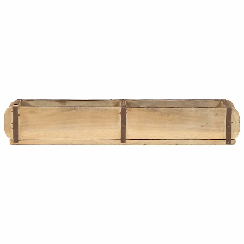 Vassoio 4 pcs Marrone 57 x 15 x 9 cm Legno Recuperato Massello 4019611