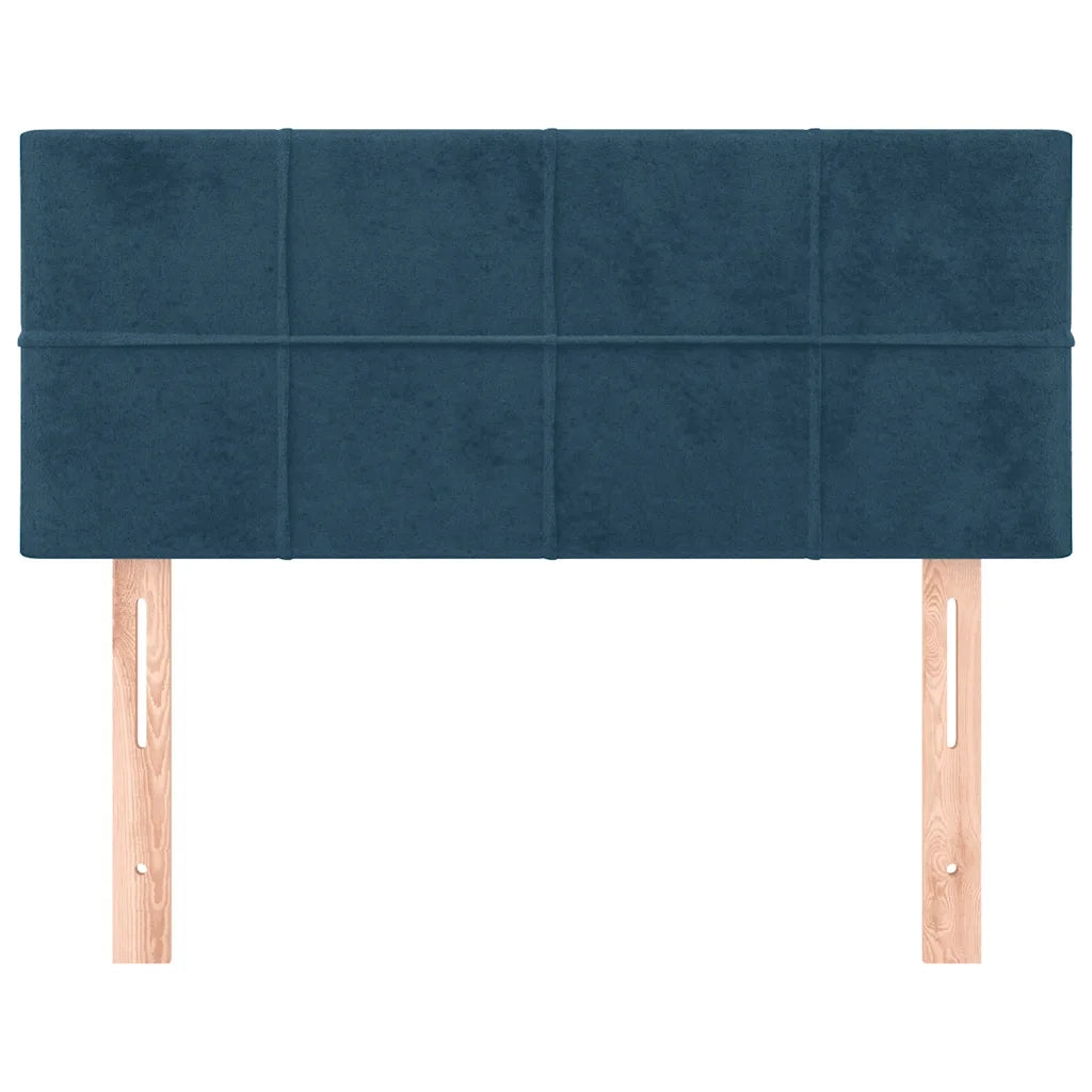 Testiera | Testata Blu scuro 90x5x78/88 cm in Tessuto