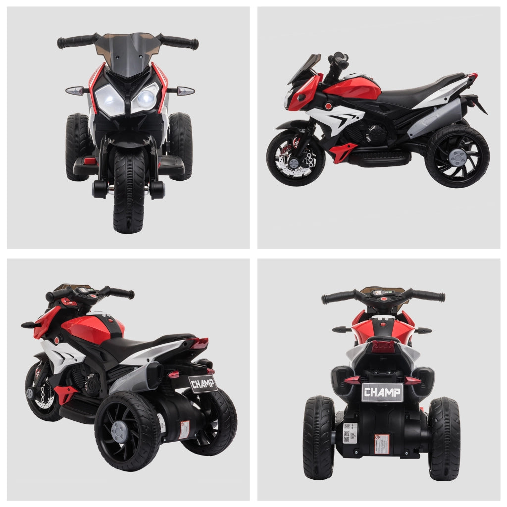 Moto elettrica per bambini ¨C Minimal ¨C nero e rosso