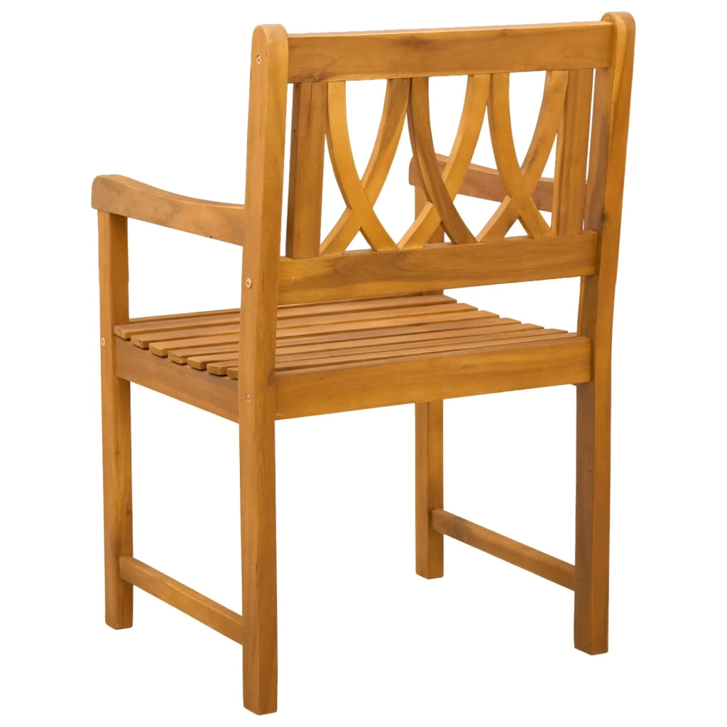 Panchina da esterno 4 pcs Naturale 56 x 55,5 x 90 cm 3416303