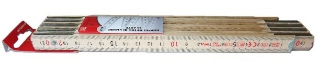 Metro Doppio Legno Doppia Grad. Set 5 Pezzi - Oreca New