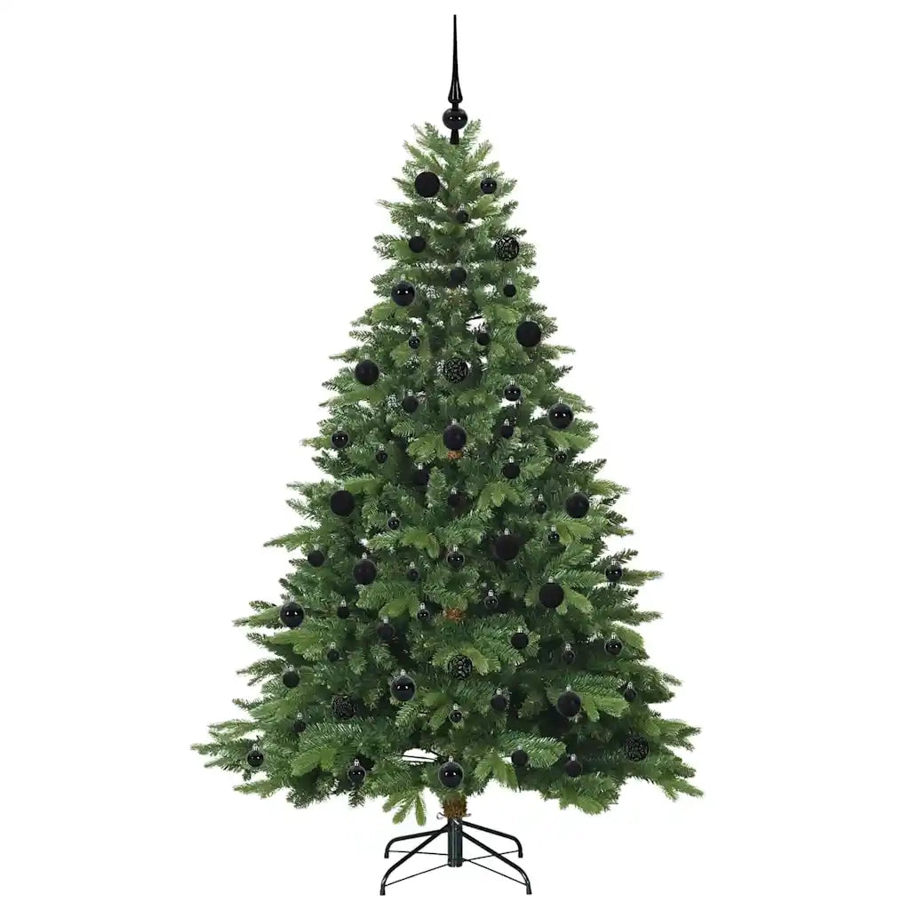 Albero di Natale artificiale con 300 LED Verde 210 cm PE e PVC 3397563