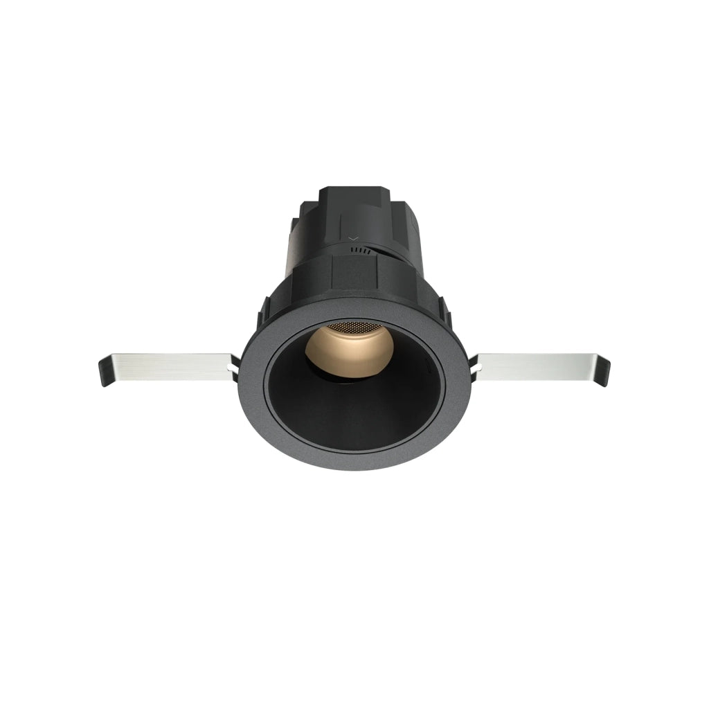 Maytoni Lampada da Incasso Wise 1 luce LED integrato nero alluminio