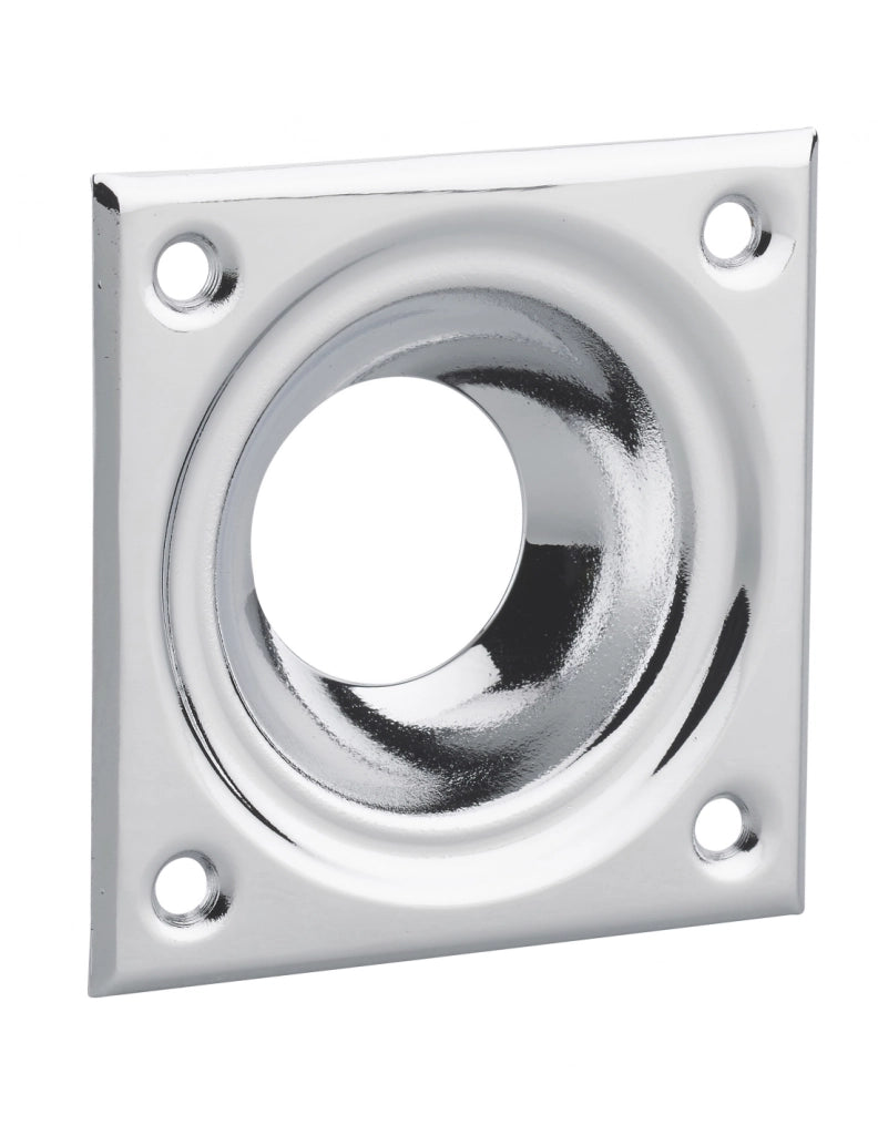 Borchia per cilindro tondo, Ø23 mm, ottone cromato – THIRARD