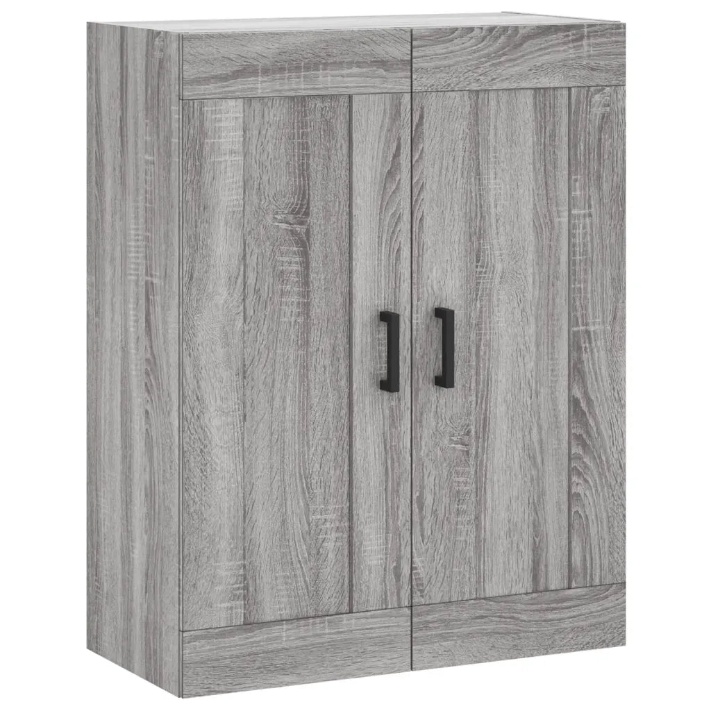 Mobile a Parete Grigio Sonoma 69,5x34x90 cm Legno Multistrato 830386
