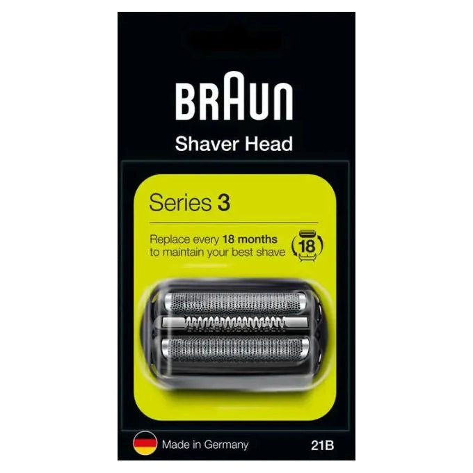 Braun Testina di Ricambio 21B per Rasoio Elettrico Series 3