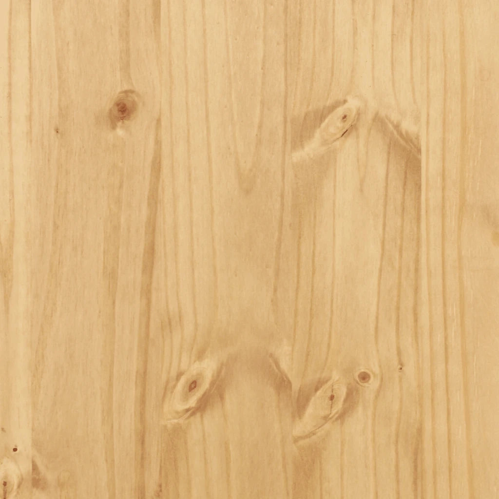 Set Mobili da Bagno 2 pz Corona in Legno Massello di Pino 3334637