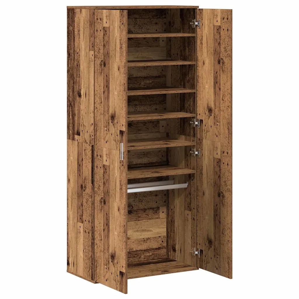 Credenza Legno vecchio 80 x 39 x 178 cm Legno multistrato