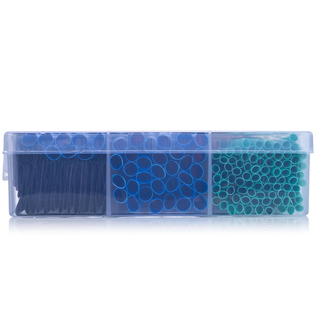 Set di Tubetti Termorestringenti Rosfix – 850 Pezzi, 12 Specifiche, 5 Colori | Poliolefina, Diametro 1-14mm