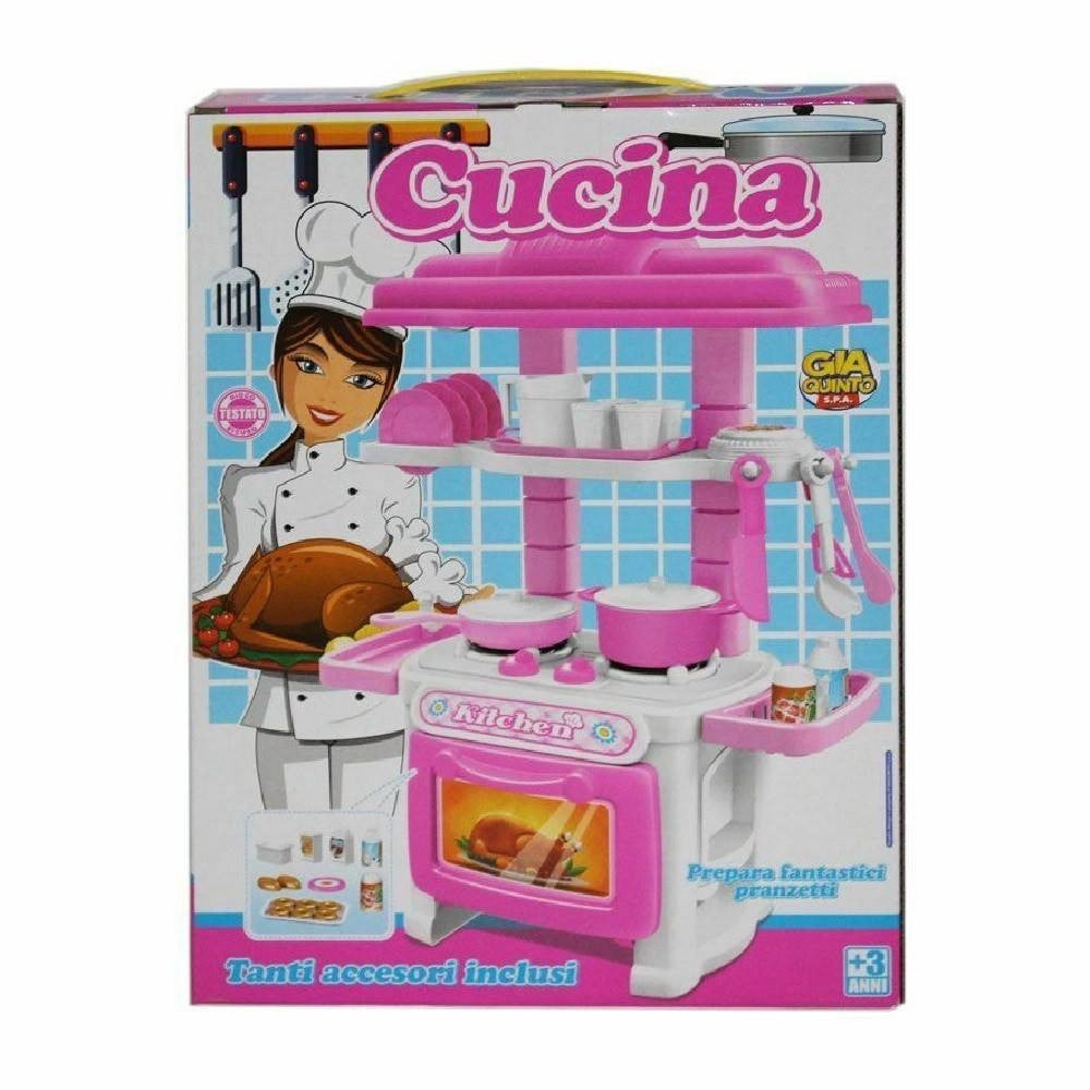 Trade Shop - Cucina Set Accessori Stoviglie Prepara Alimenti Giocattolo Gioco Bambini -