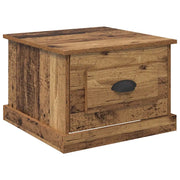 Tavolino da salotto | Tavolino da caff¨¨ | Tavolino da Soggiorno con cassetto Legno vecchio 50 x 50 x 35 cm