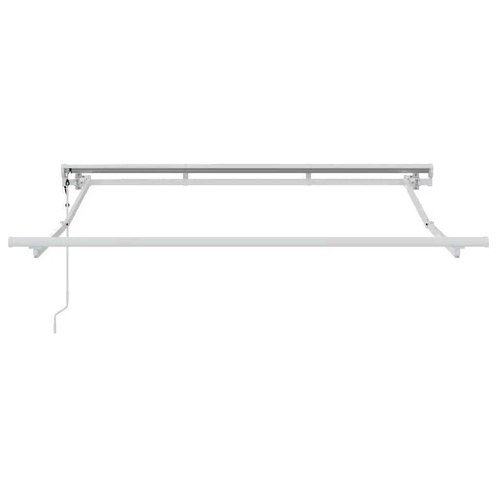 Struttura della tenda Regolabile-Telaio per tenda da sole Bianco 2,5 x 2 m Acciaio 689789